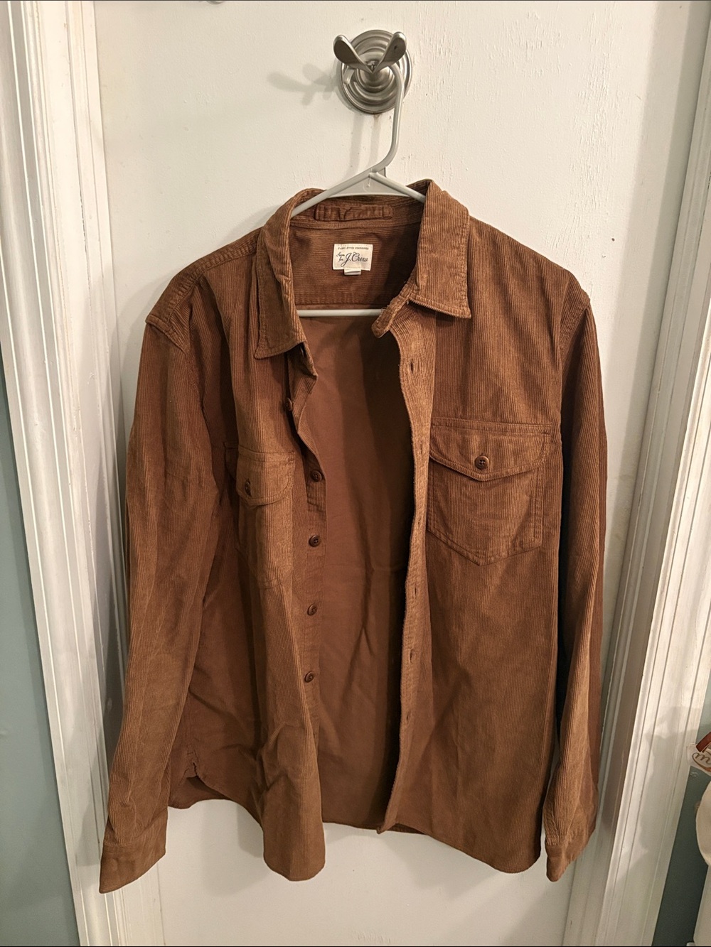 J Crew Corduroy Long Sleeve Button Down Shirt